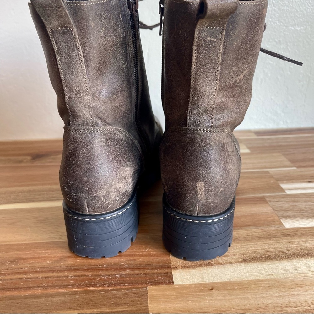 Taos Brown Distressed Leather size Eu 38 US 7-7.5 - Picture 8 of 8